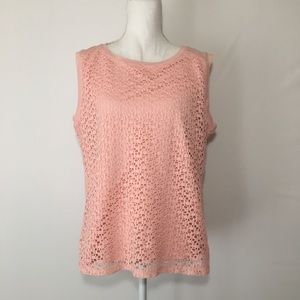 LOFT Factory Eyelet Tank Top